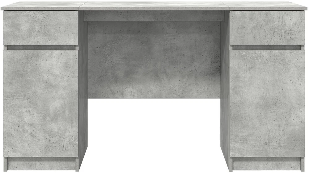 Stalas Betono pilka Apdirbta mediena 140 x 49 x 76 cm