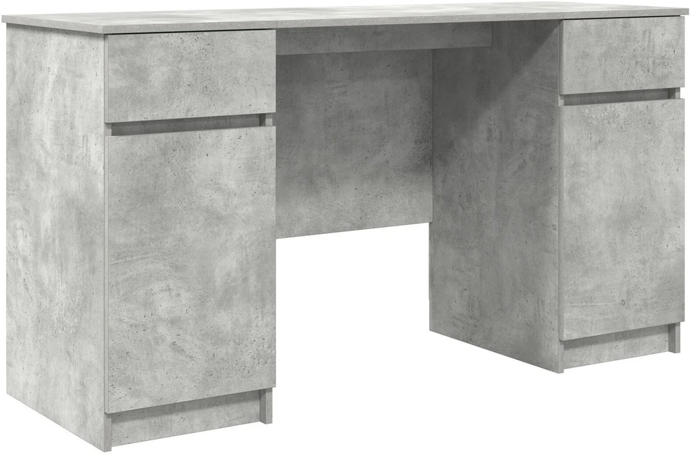 Stalas Betono pilka Apdirbta mediena 140 x 49 x 76 cm