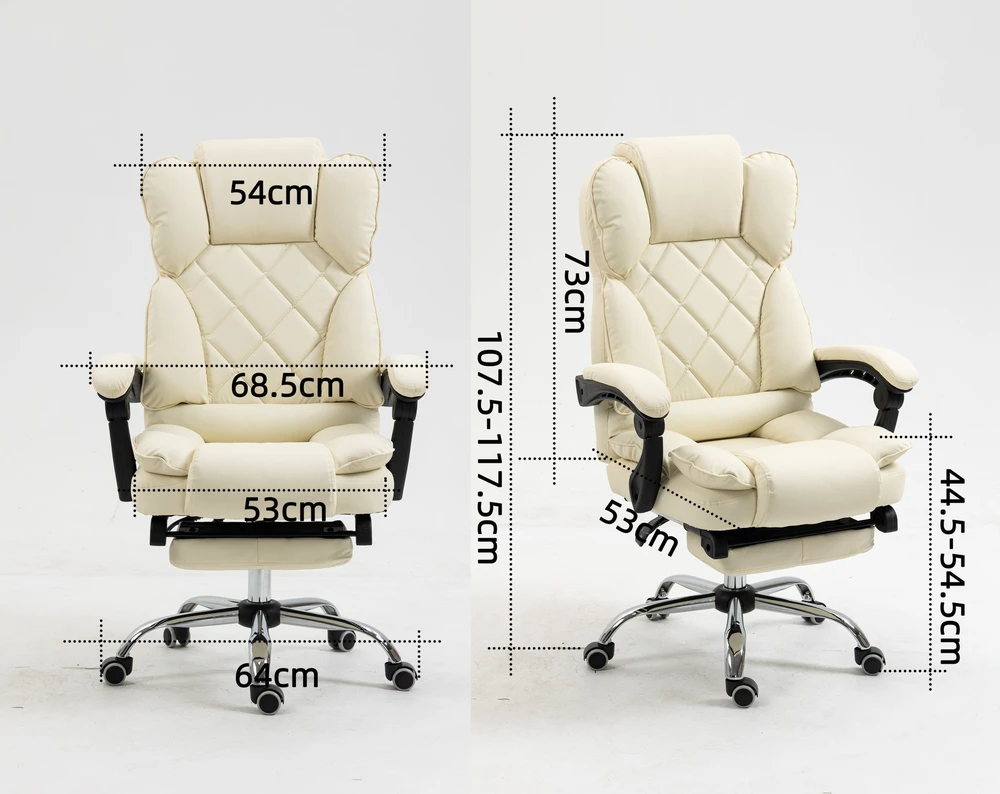 „Activejet“ biuro kėdė YK7416 smėlio spalvos