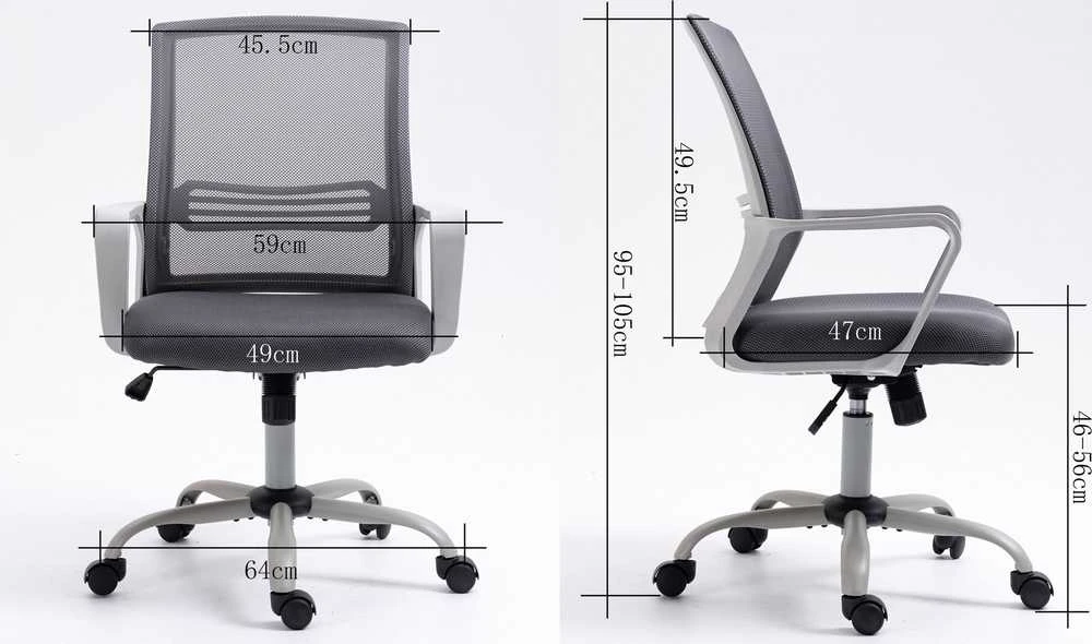 „Activejet“ biuro fotelis YK01 pilkas