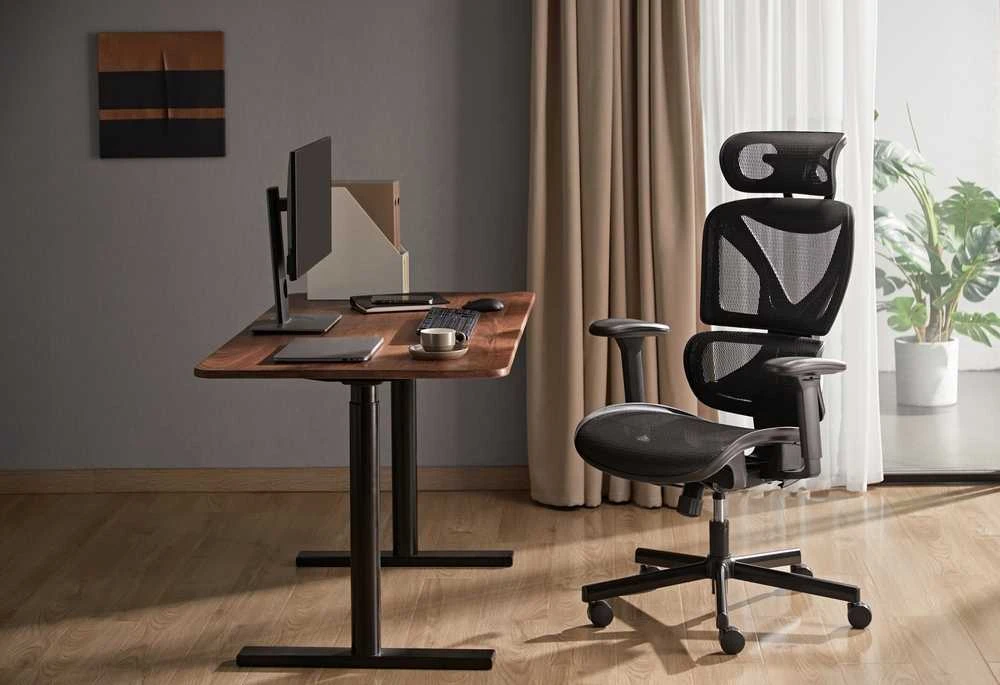 Ergonomiška biuro kėdė CH-02 su galvos atrama