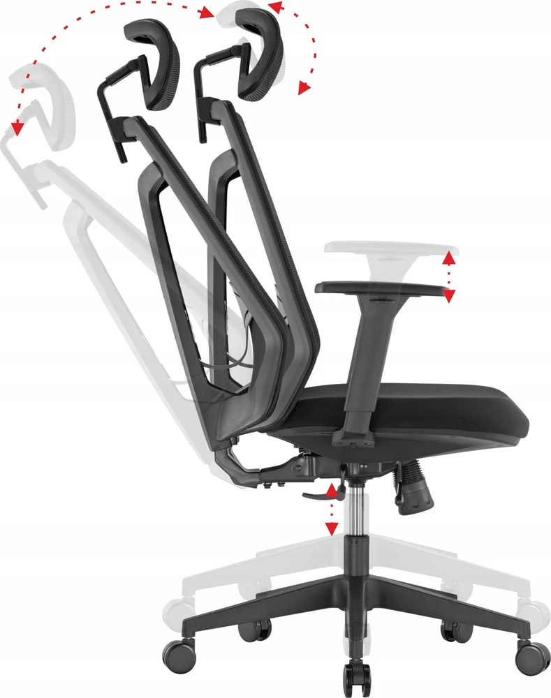 ART ERGONOMIC SUKIMAS BIRO KĖDĖ CH-03 Vyr. 05-40