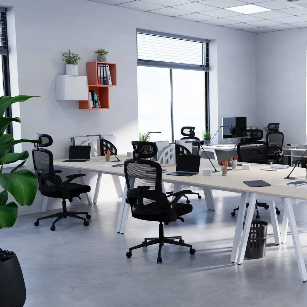 Diablo Chairs Diablo V-Light Shadow Juodas ergonominė kėdė