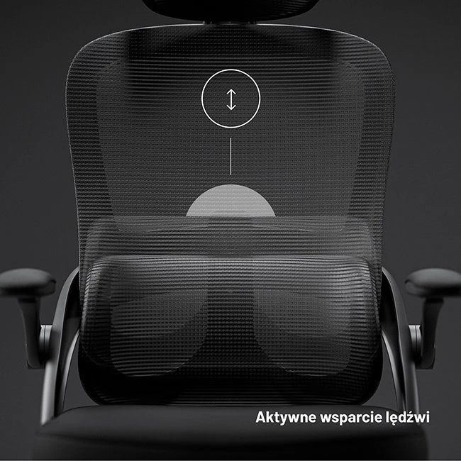 Diablo Chairs Diablo V-Light Shadow Juodas ergonominė kėdė
