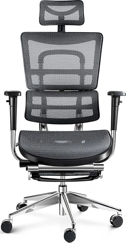 Ergonominė žaidimų/biuro kėdė Diablo V-Master, Juoda-pilka