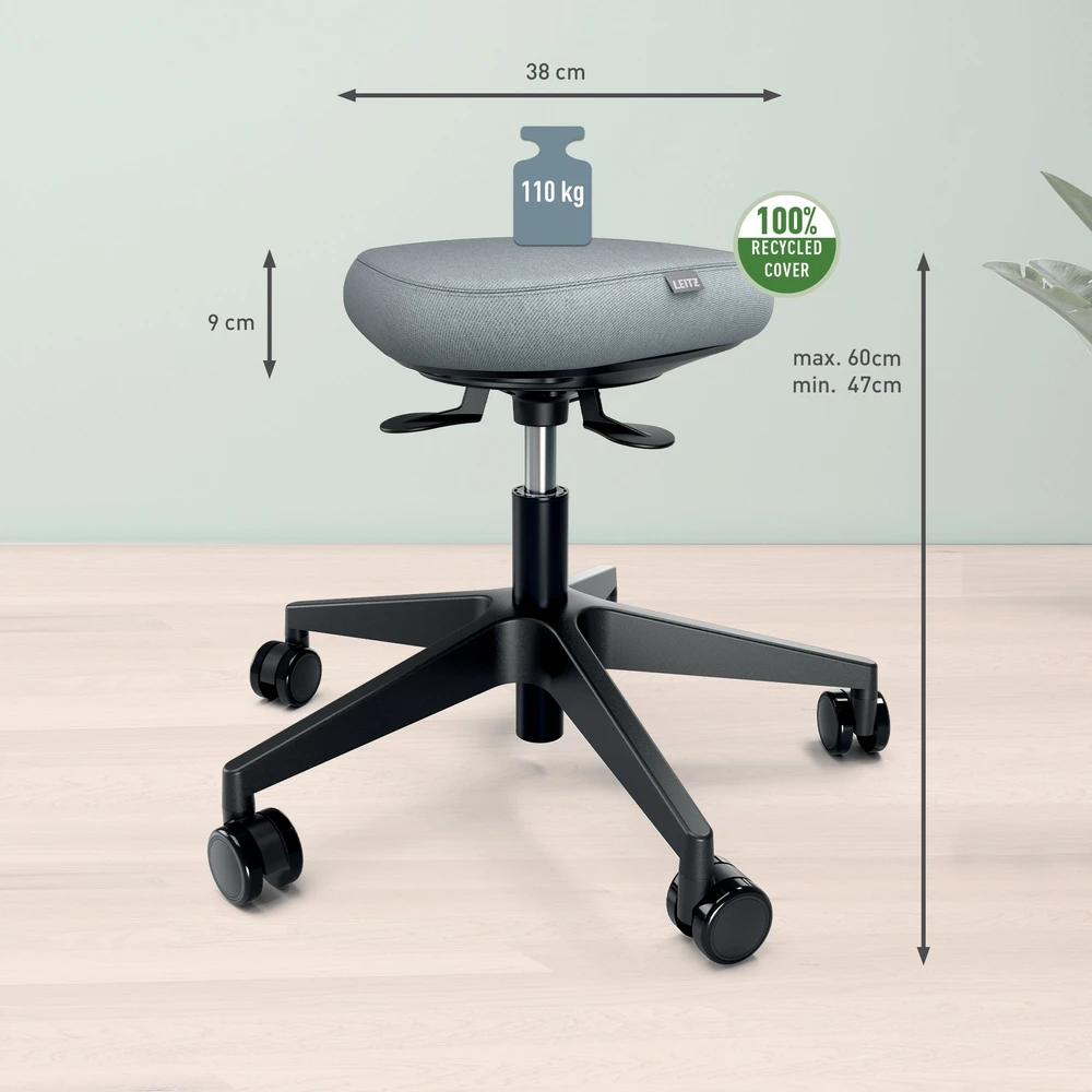Leitz Ergo Active taburetė su ratukais