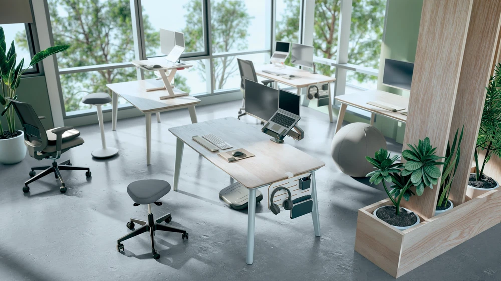 Leitz Ergo Active taburetė su ratukais
