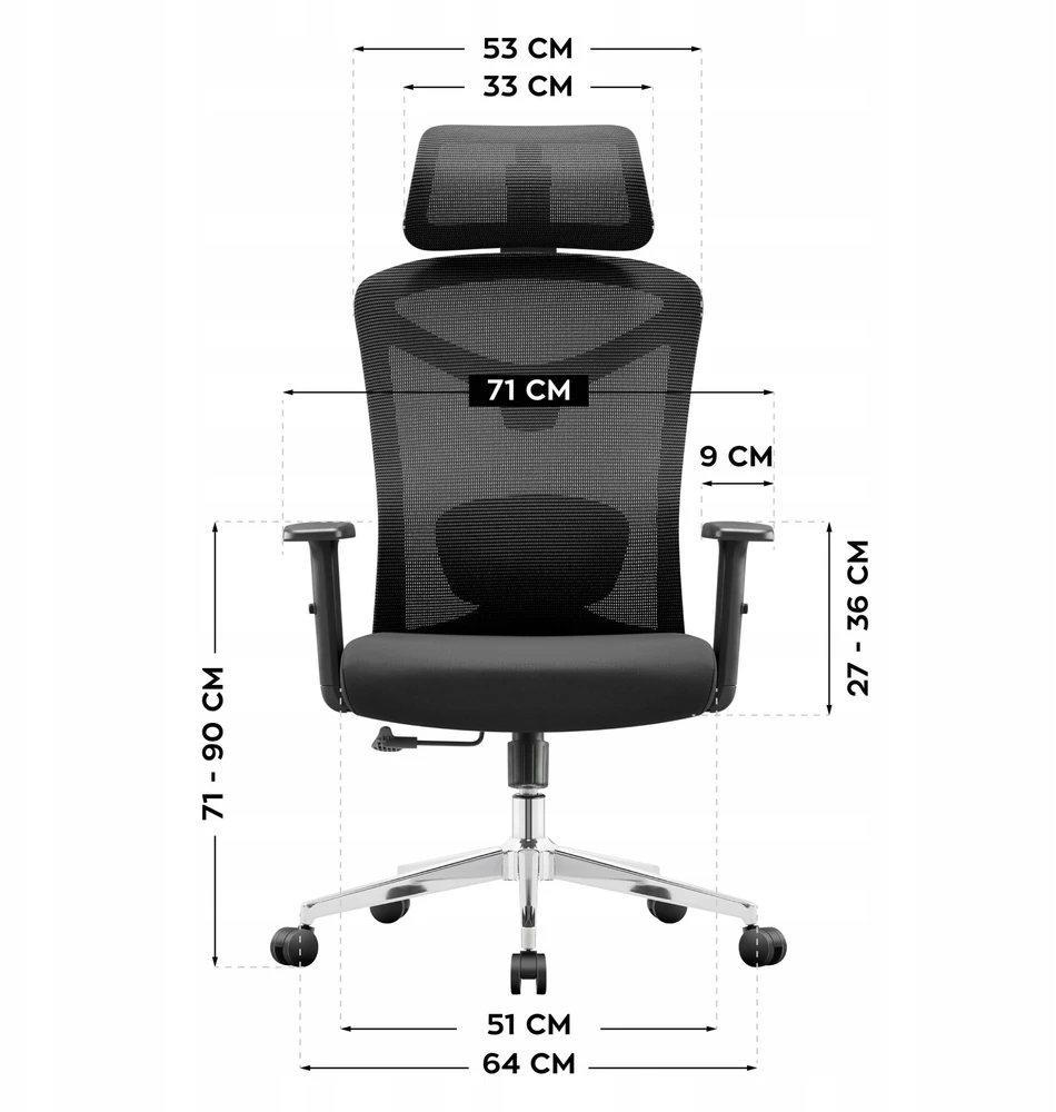 Mark Adler Manager 2.6 Juodas Swivel Armchair