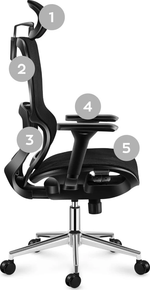 Biuro kėdė Mark Adler Expert 6.2, Juoda