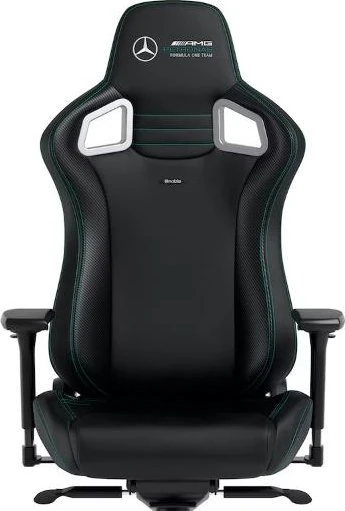 Žaidimų kėdė Noblechairs EPIC Mercedes-AMG Petronas Formula One Team - 2021 Edition Vinilo/PU hibridinės odos žaidimų kėdė