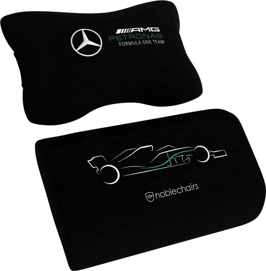 Žaidimų kėdė Noblechairs EPIC Mercedes-AMG Petronas Formula One Team - 2021 Edition Vinilo/PU hibridinės odos žaidimų kėdė
