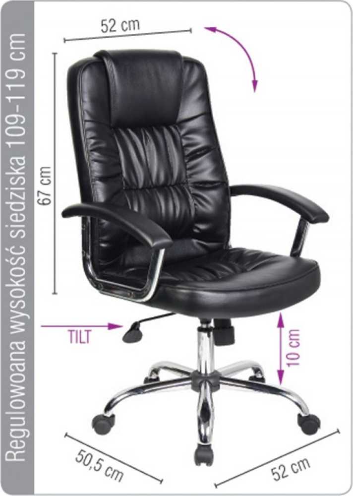 Biuro kėdė Office Products Cyprus Juoda