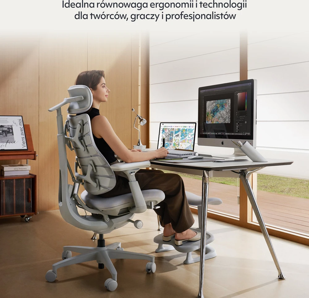 Biuro kėdė LiberNovo Omni Dynamic Szare
