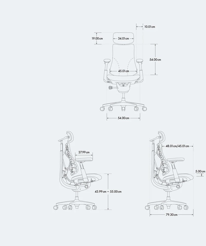 Biuro kėdė LiberNovo Omni Dynamic Szare