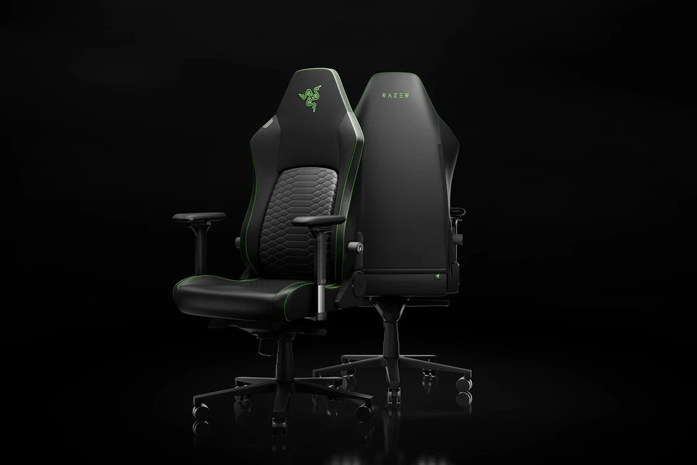 „Razer Iskur V2 NewGen“ | Ergonomiška žaidimų kėdė su kvėpuojančiu komfortu | Juodas/Žalias