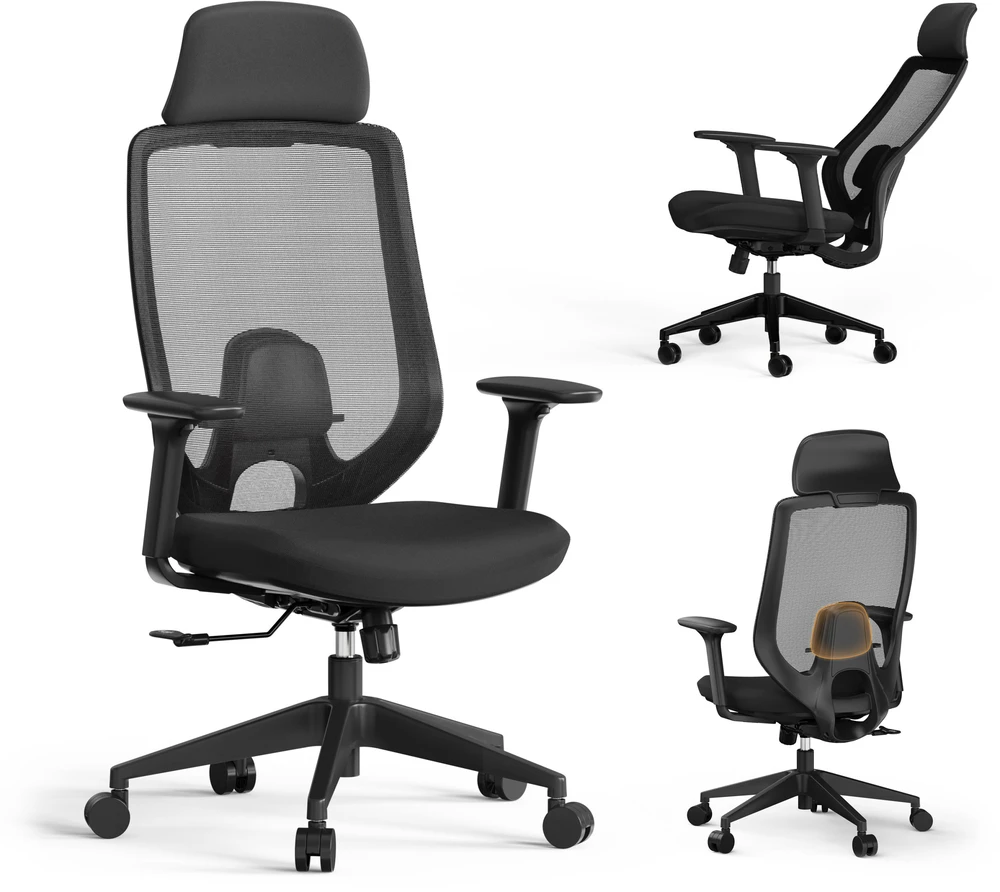Biuro kėdė SENSE7 Nakai Juoda