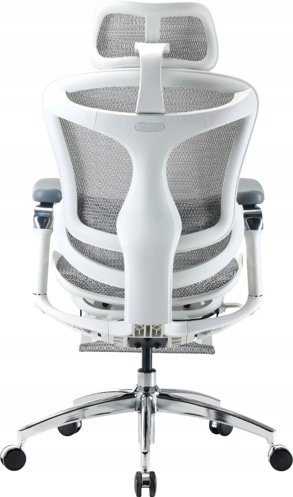 Sihoo DORO C300 Pro Mesh fotel biurowy su podnóżkiem balta