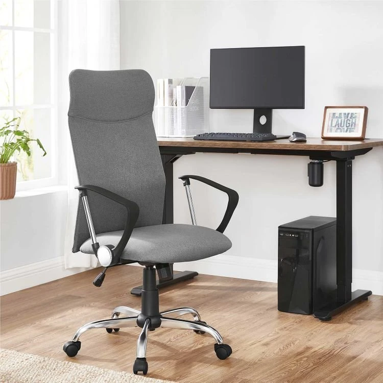 SONGMICS ergonominė biuro kėdė, reguliuojamo aukščio, iki 120 kg, OBN034G01