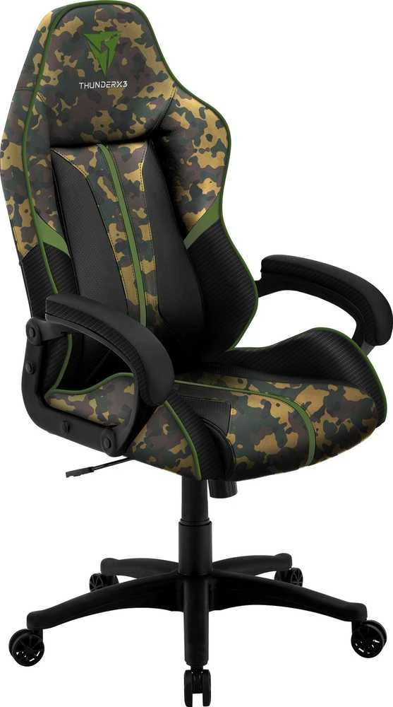 Žaidimų kėdė ThunderX3 BC1 CAMO Gaming Chair, Žalia