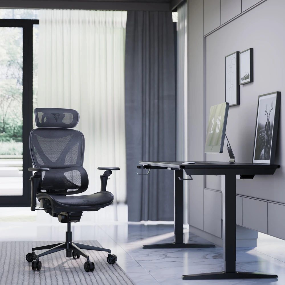 ThunderX3 XTC Pro 360 ergonomic gaming chair – juodas