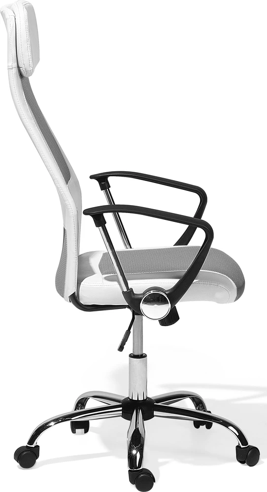 Beliani Biuro kėdė PIONEER iš dirbtinės odos, balta