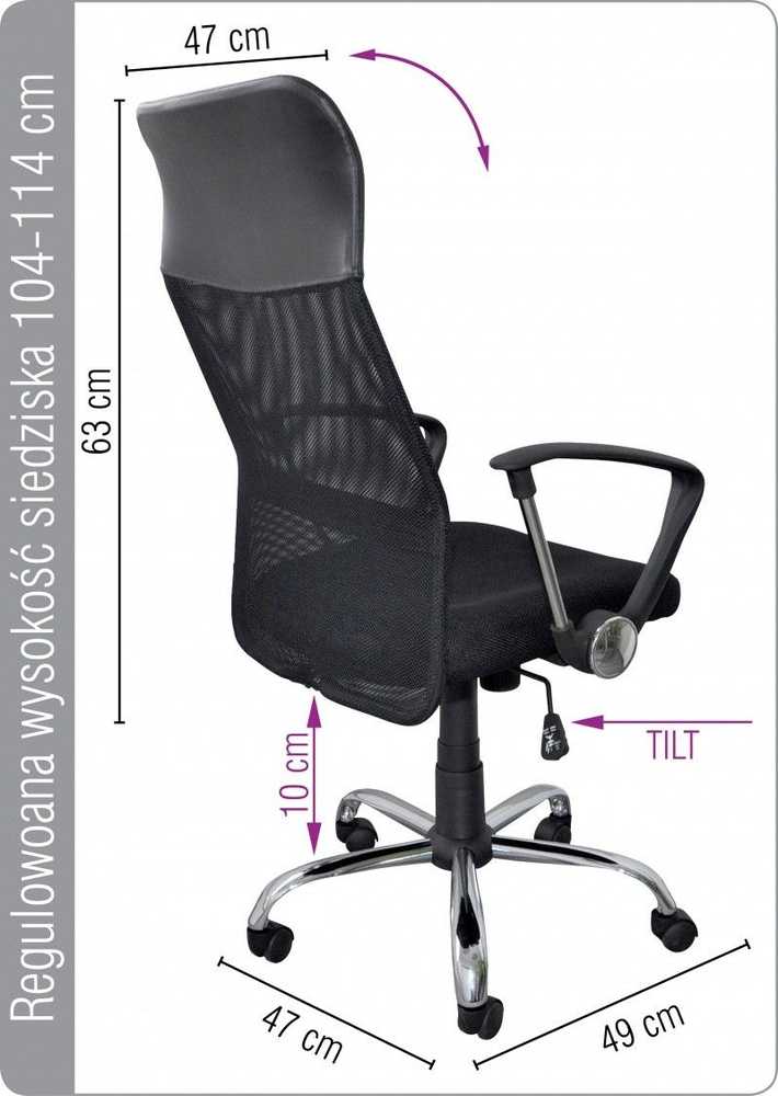 Citizen Biuro kėdė Office Products Corfu Juoda