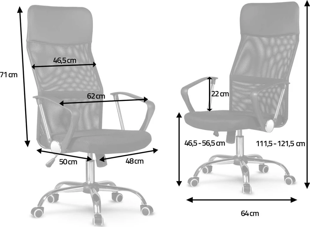 Sofotel Biuro kėdė su tinklelio atlošu, ergonomiško dizaino, juoda moderni darbo kėdė, reguliuojamas aukštis, patogus sėdėjimas