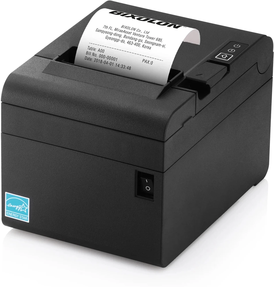 Spausdintuvas Bixolon SRP-E300 BUDGET RECEIPT USB DT - 180DPI 220MM/SEC AUTO CUTT Juodas