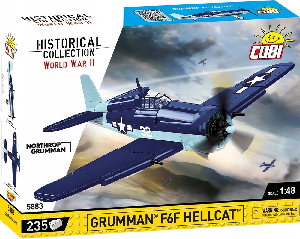 COBI HC WWII Grumman F6F Hellcat 235kl 5883