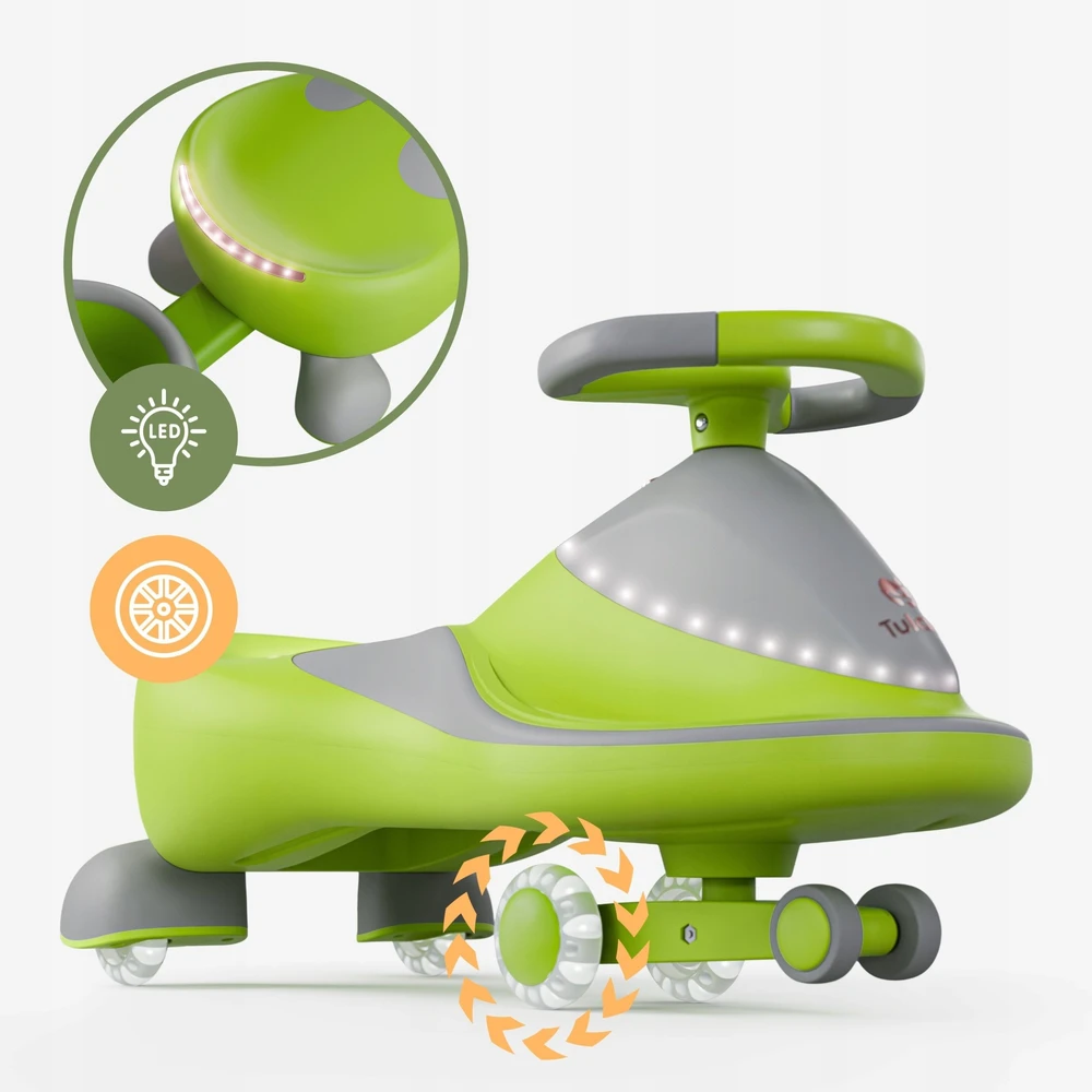 Bkids Sūpynės automobilis Focus 55 Žalias