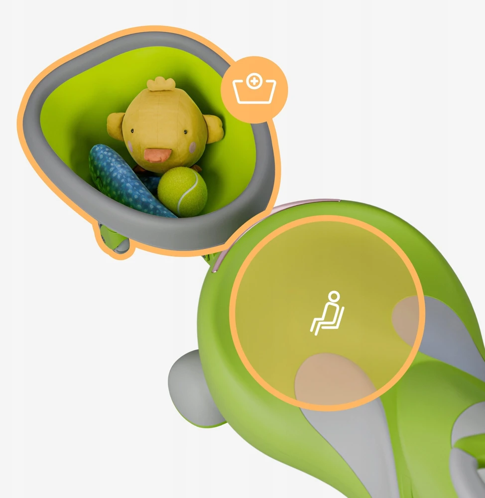 Bkids Sūpynės automobilis Focus 55 Žalias