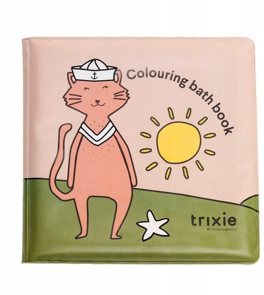 Trixie Spalvinimo vonios knygelė 'Katė ir draugai'