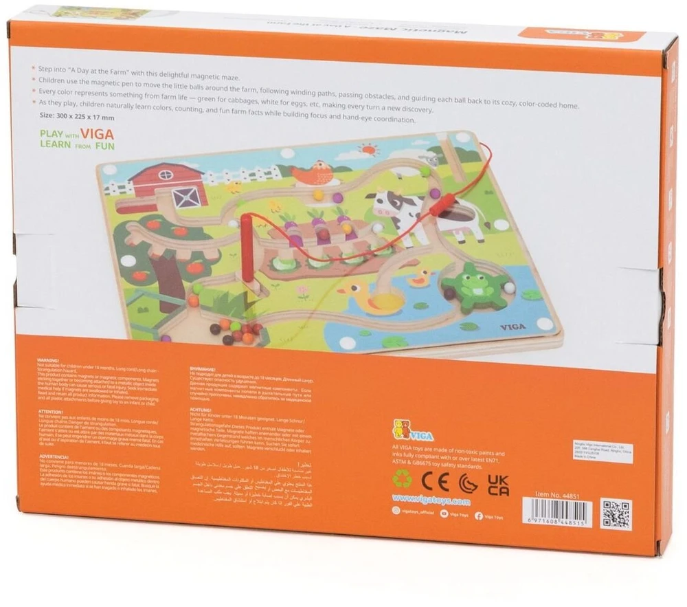 Bkids Viga 44851 Magnetinio labirinto diena ūkyje