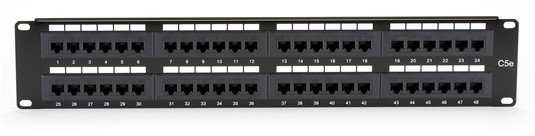 Black Box Juodas Box Juodas Box Juodas Box JPM5E48A skirstymo skydelis 2U
