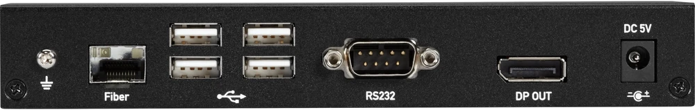 Black Box Juodas Box System przekazu sygnału AV Juodas Box KVX series DISPLAYPORT fiber (KVXLCDPF-100)