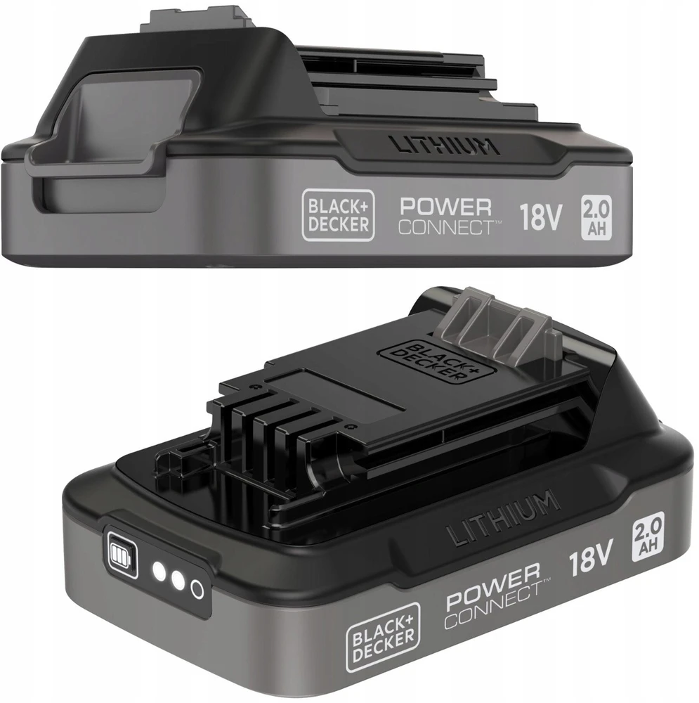 Black & Decker juodas+decker Juodas+DECKER 18V 2.0Ah battery BDL2018S