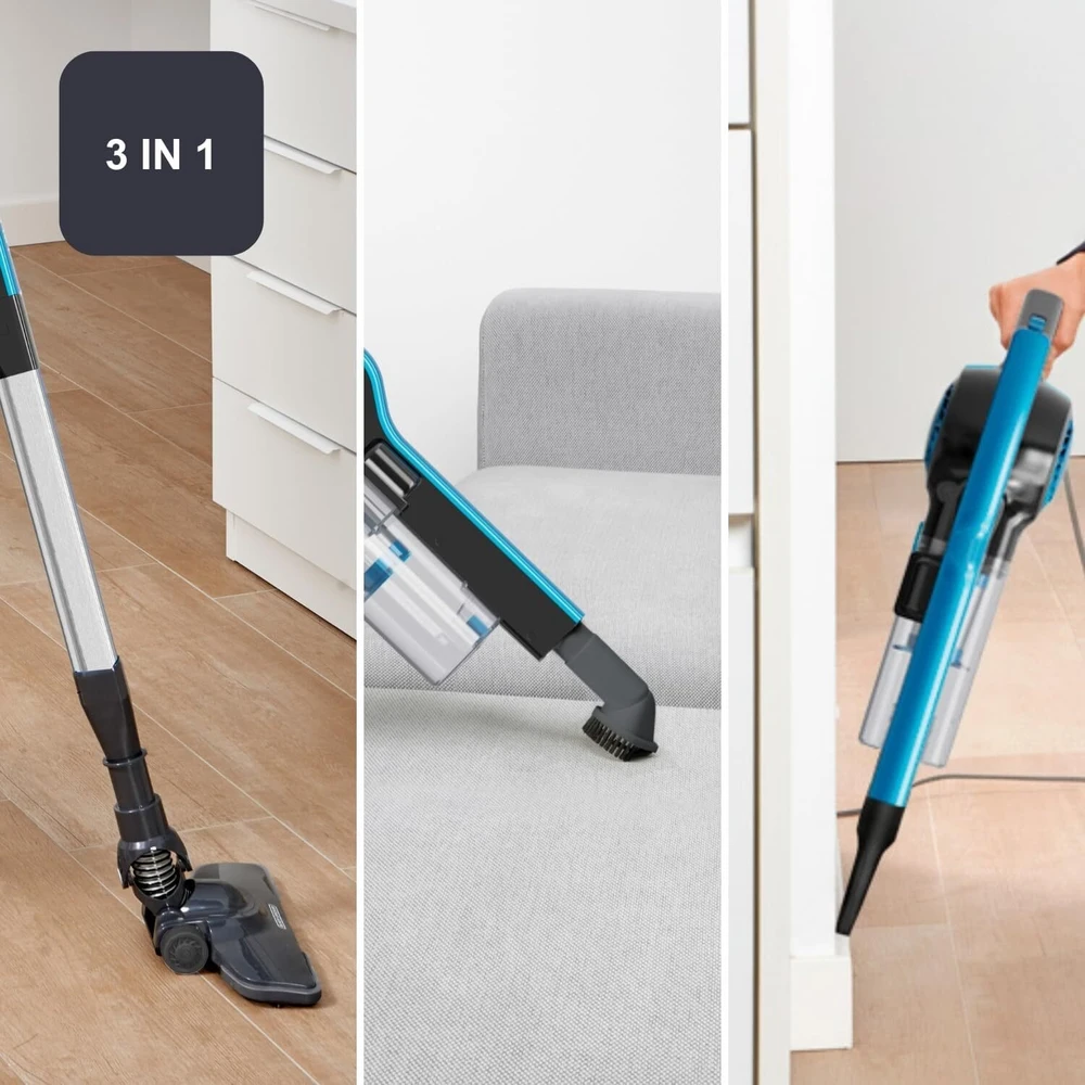 Dulkių siurblys Black & Decker juodas+decker Juodas & Decker BXVMS602E Upright vacuum cleaner Juodas, Mėlyna