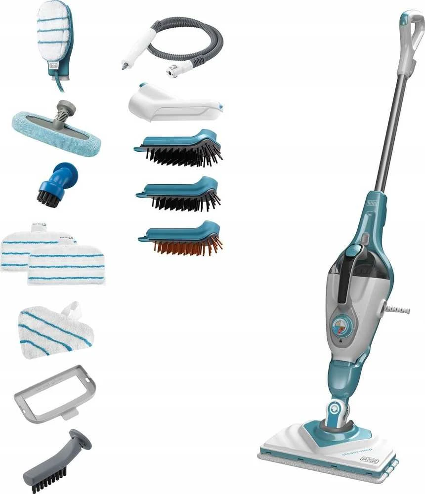 Juodas & Decker Garų Valytuvas - Juodas & Decker BHSM1610DSM 0.5L 1600W Aqua/Balta