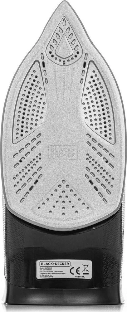Black & Decker juodas+decker Garų lygintuvas Juodas & Decker BXIR3000E (3000W; juodas)