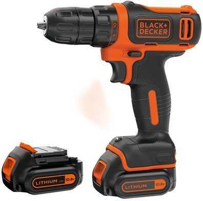 Black & Decker BD suktuvas 10,8V BDCDD12KB 2x1,5Ah WALIZKA