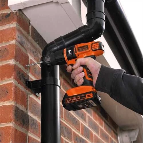 Smūginis  Black & Decker Blac Akkuschlagbohrschr. BL188KB 18V