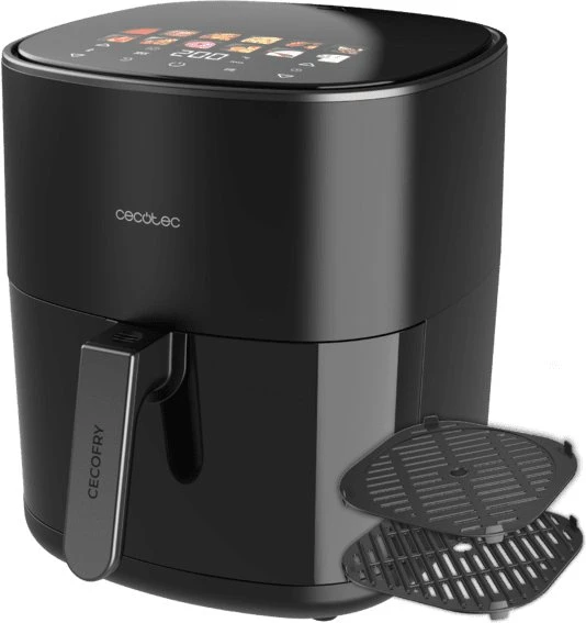 Black & Decker Juodas & Decker gruzdintuvė be aliejaus Cecotec CecoFry&Grilis Duoheat 6500