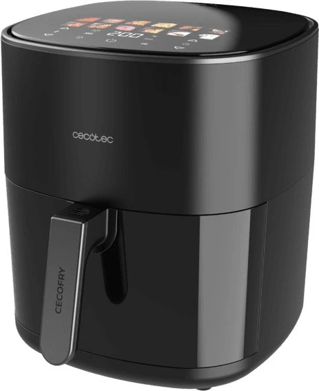 Black & Decker Juodas & Decker gruzdintuvė be aliejaus Cecotec CecoFry&Grilis Duoheat 6500