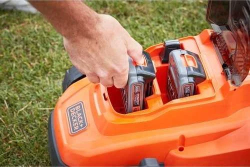Black & Decker Juodas & Decker BD BATTERY MOWER. 2x18V /33cm BCMW3318N POWERCONNECT