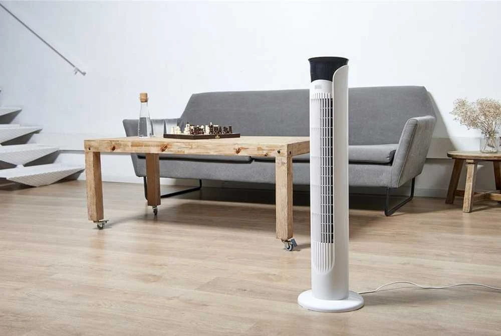 Ventiliatorius Black & Decker juodas+decker Column fan Juodas & Decker BXEFT47E