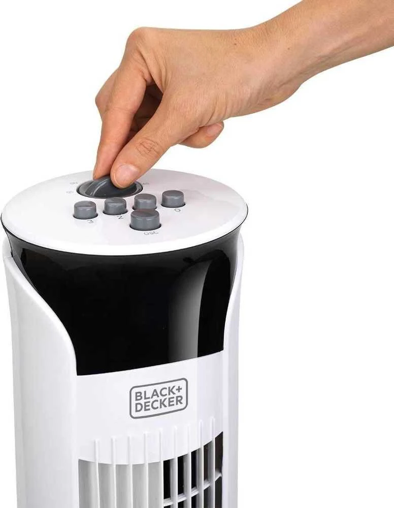 Ventiliatorius Black & Decker juodas+decker Column fan Juodas & Decker BXEFT47E