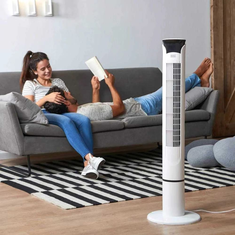Ventiliatorius Black & Decker juodas+decker Column fan Juodas & Decker BXEFT47E