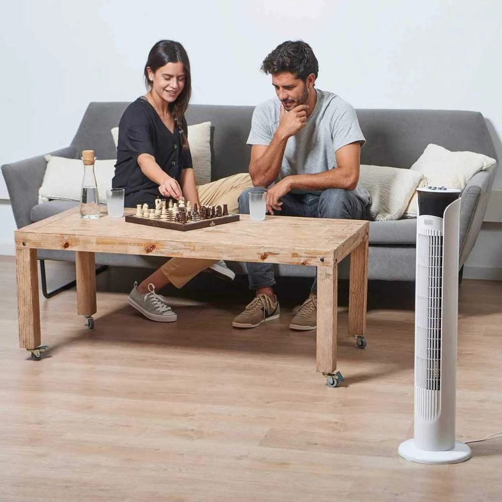 Ventiliatorius Black & Decker juodas+decker Column fan Juodas & Decker BXEFT47E