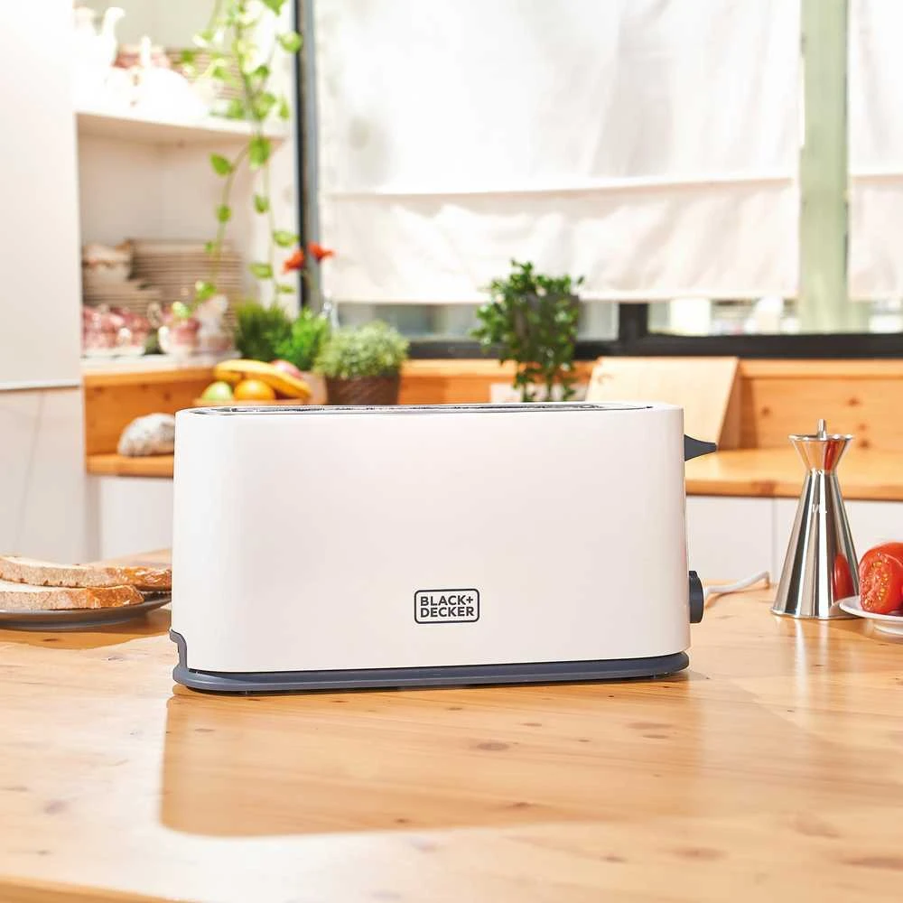Skrudintuvas Black & Decker juodas+decker Toaster Juodas & Decker BXTO1001E (1000W)