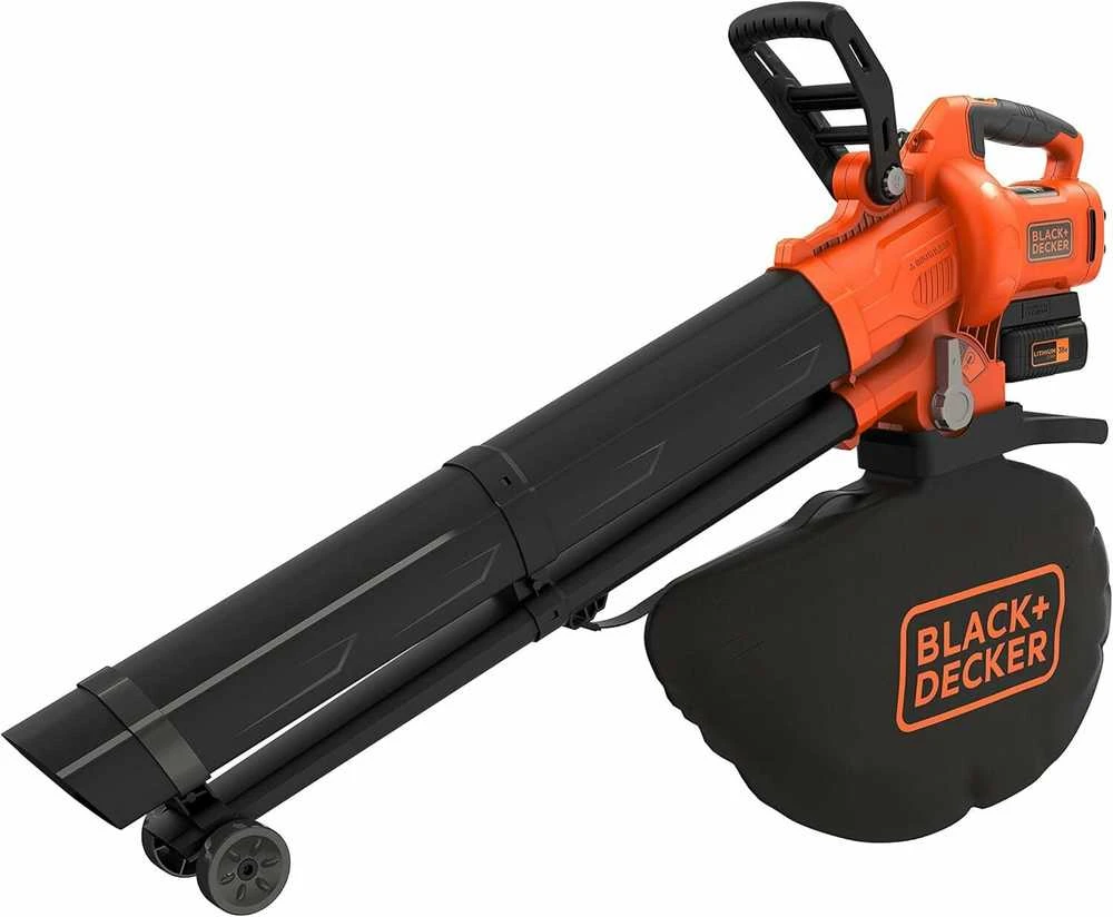 Black & Decker Juodas & Decker Akumuliatorinis lapų siurblys-pūstuvas Juodas & Decker BCBLV3625L1-QW; 36 V; 1x2,5 Ah akum.